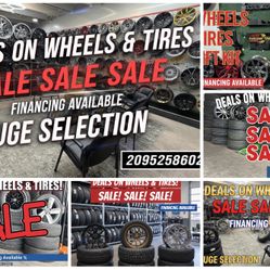 🔥 TIRES & WHEELS SALE 🔥 📲 Text Your Size 💳 Financing Available