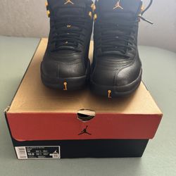Air Jordan 12 retro size 11 black taxi come with box $170