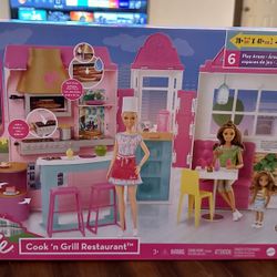 Brand New Barbie Cook ‘N Grill Restaurant 