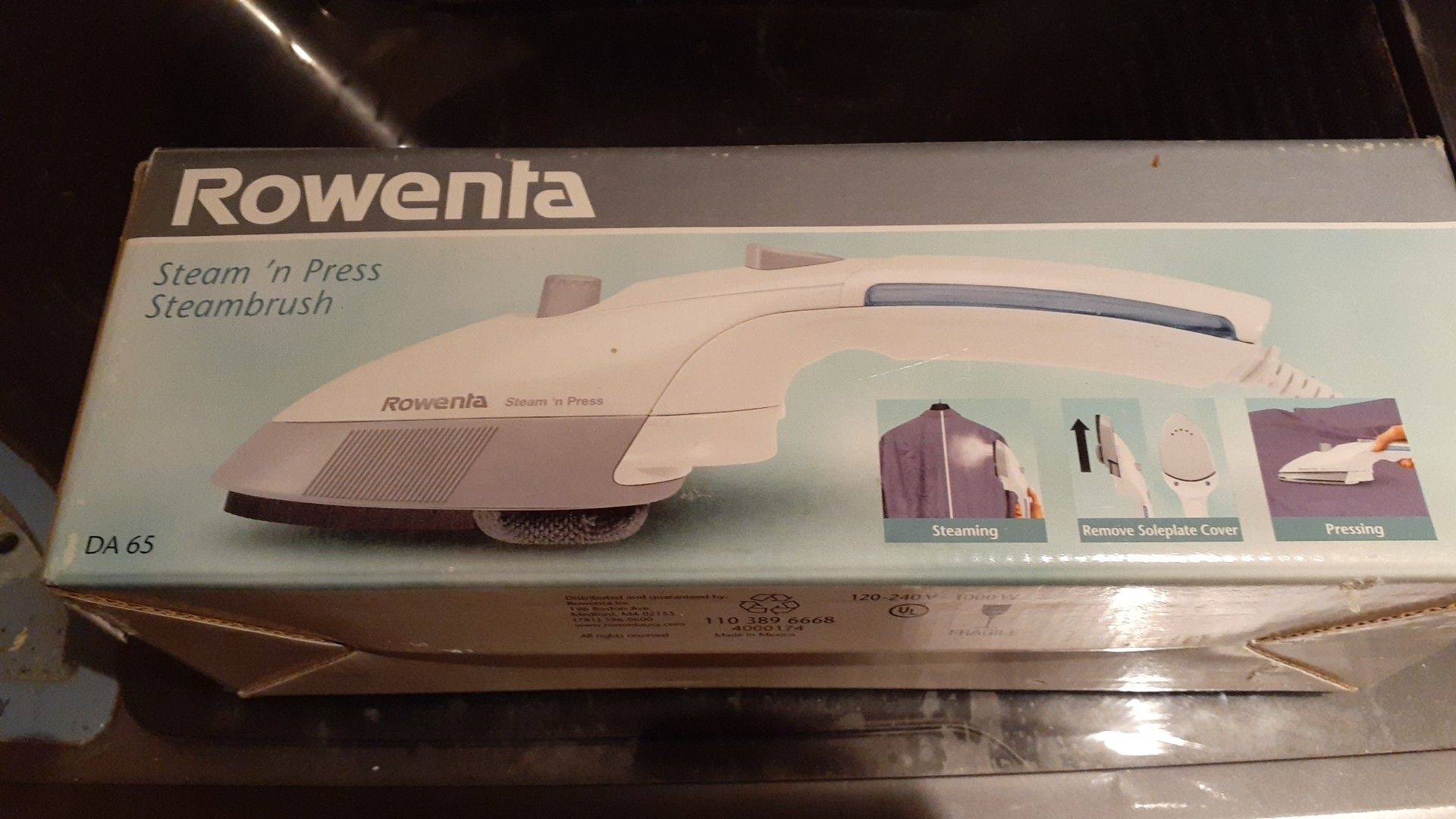 New Rowenta steam and press
