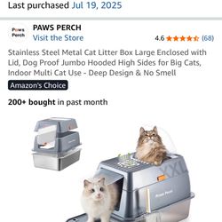 Cat Litter Box Brand New Never Use 
