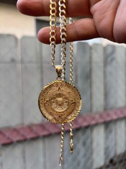 14K Gold Chain + Pendant – 27.7 Total – 26” – $3000 (Make an Offer)