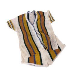 NWOT SHEIN plus sized 2XL Striped Knit Cardigan and Shorts matching Set