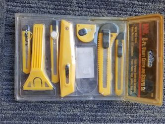 7 Pieces Utility Cutter and Scraper Set