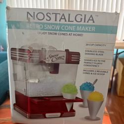 Nostalgia Snow Cone Maker