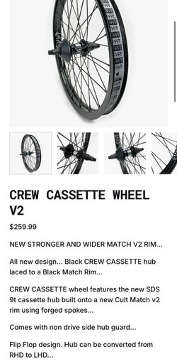 Cult bmx wheel v2