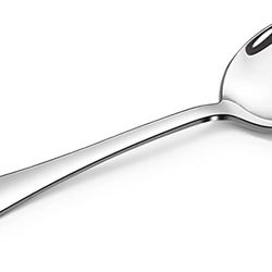 Stainless Steel Teaspoons Set for 12, 12-Piece Dessert Spoon Pack (Silver 6.7 Inches)
