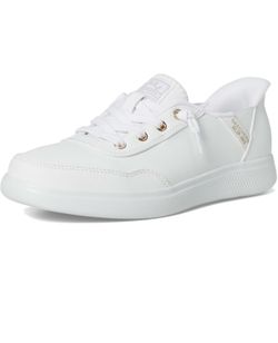 Skechers Women's Hands Free Slip-ins shoes Bobs Skip-Ins Bobs Skip - B Cute Classic White - 8.5w  Like new