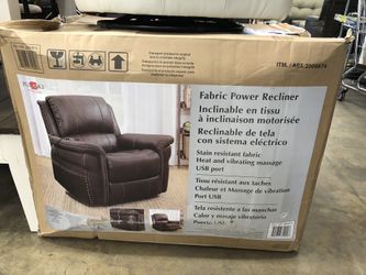 Pulaski Fabric Power Recliner