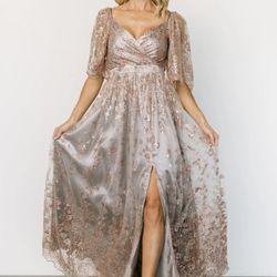 Glitter Maxi Dress - Small - BRAND NEW