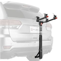 2-Bicycle Hitch Mounted Bike Rack Carrier Allen Sports Deluxe