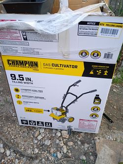 Champion gas cultivator//43cc 2-stroke 9.5in