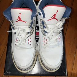 Jordan Retro 3 True Blue Sz 10.5