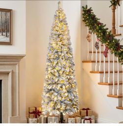 7.5 ft preliminary Slim Christmad tree
