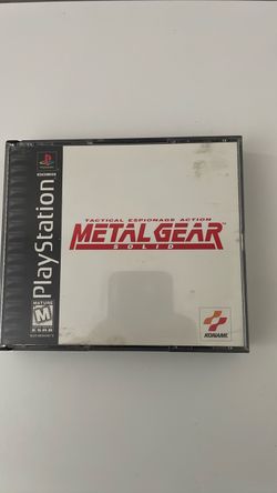 Metal Gear Solid ps1 Black Label