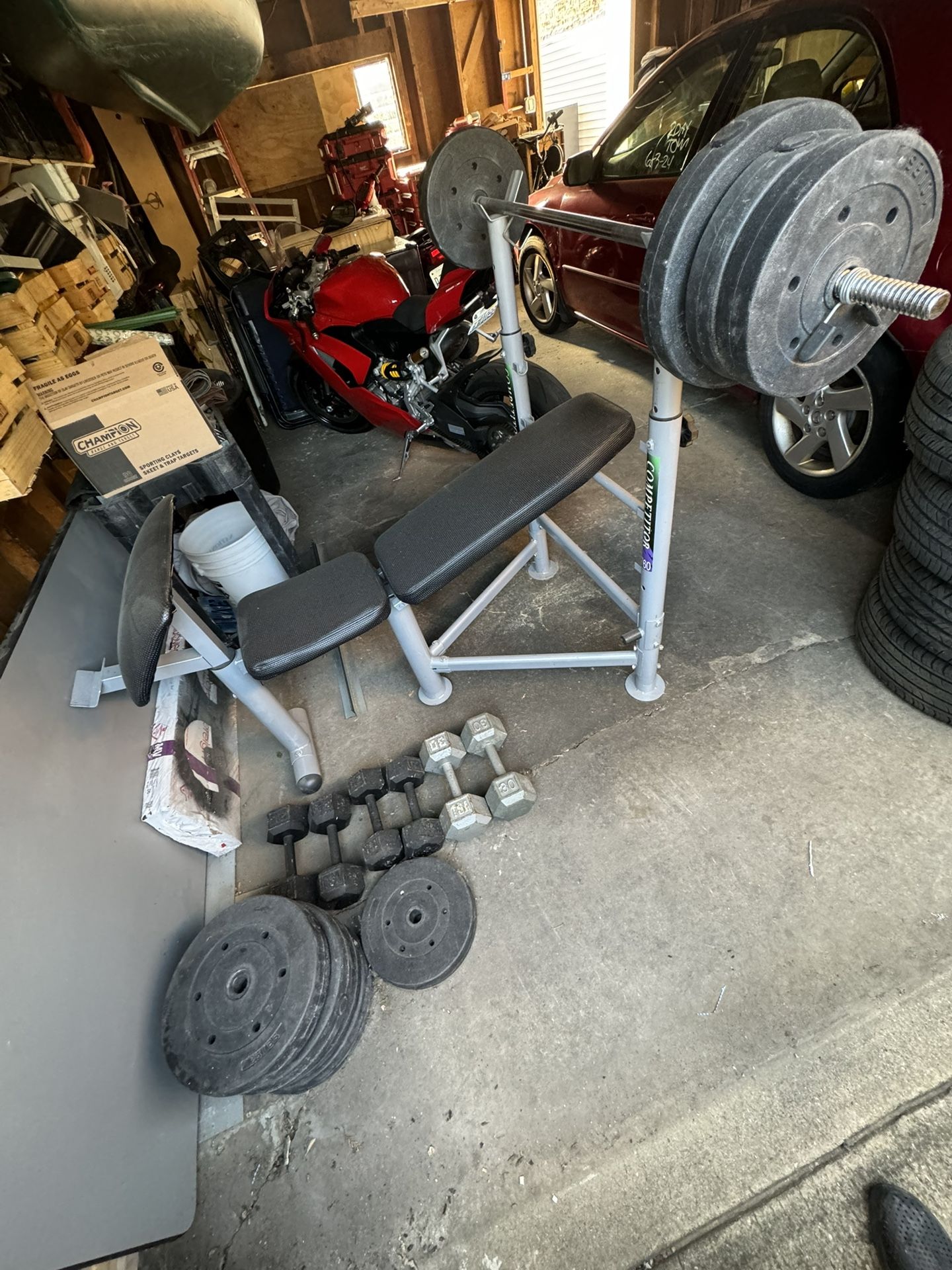 Weight Bench With Weights