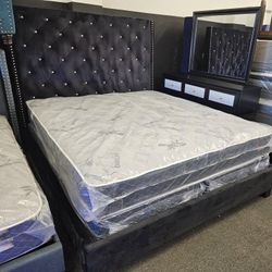 Brand New King Size Bed With Orthopedic Bamboo Matt Set $799