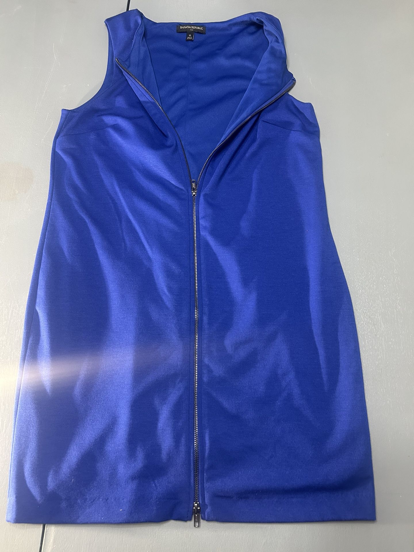 Banana Republic Ladies Dress Size 10 Royal Blue