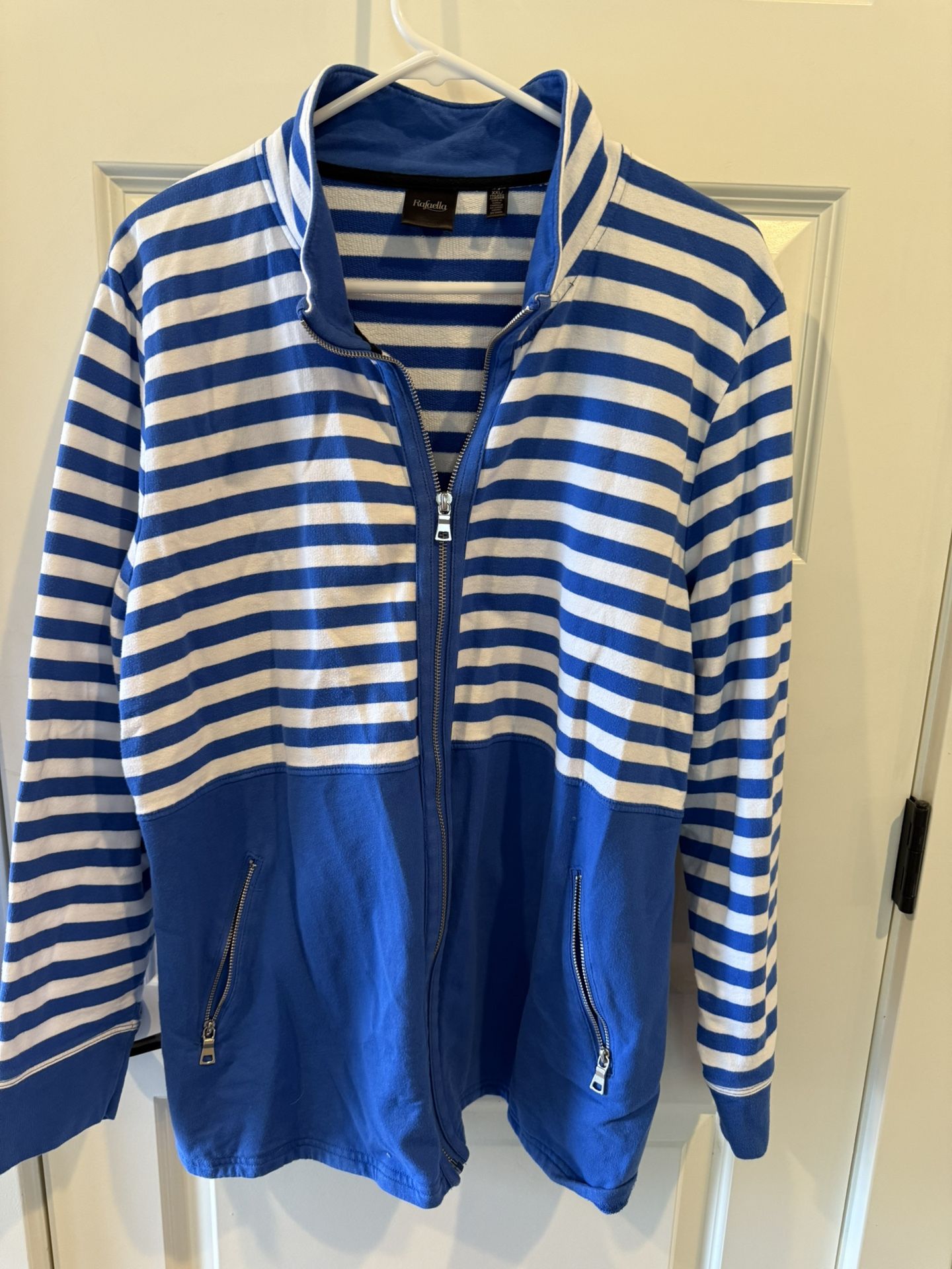 Women’s Rafaella Zip Up Jersey Jacket Size XXL