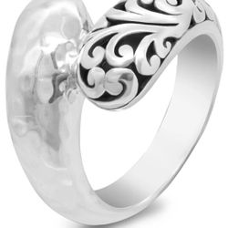 New 925 Silver Bali Ring
