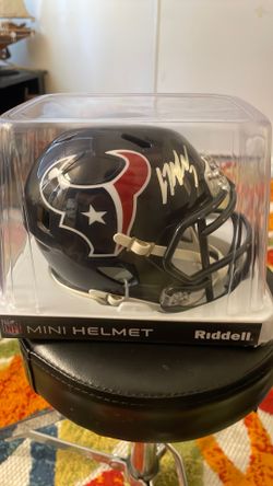 signed CJ Stroud, mini speed helmet
