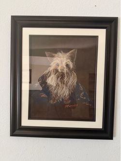 Yorkie painting.