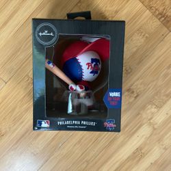 Philadelphia Phillies Hallmark Bobblehead Christmas Ornament 