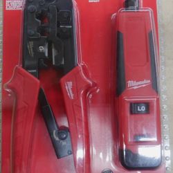 Milwaukee 48-22-8101 Twisted Pair Install Kit Non-Slip Grips new . 