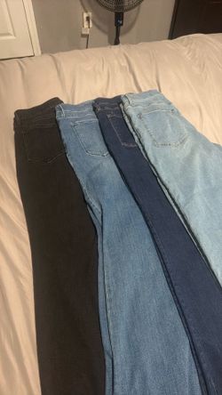 4 women jeans size 12  4for$20