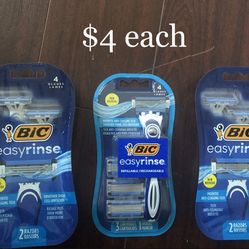 Bic Easy Rinse Razor $4 Each