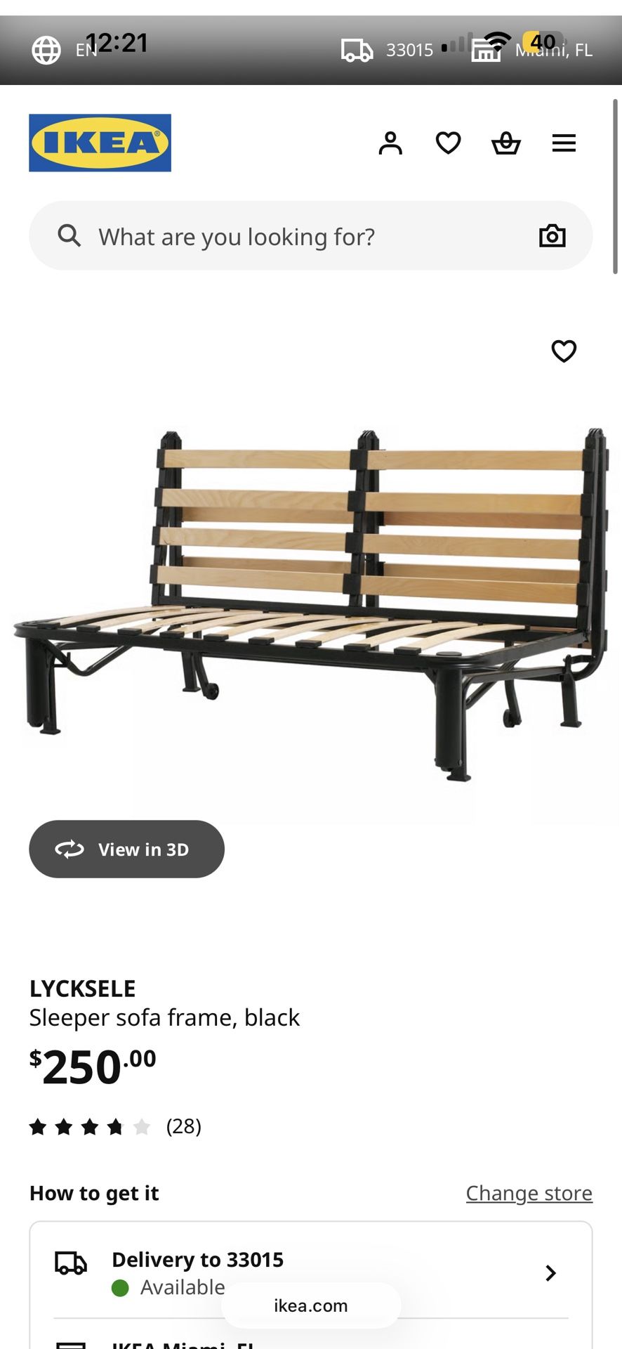 IKEA Sofa Frame
