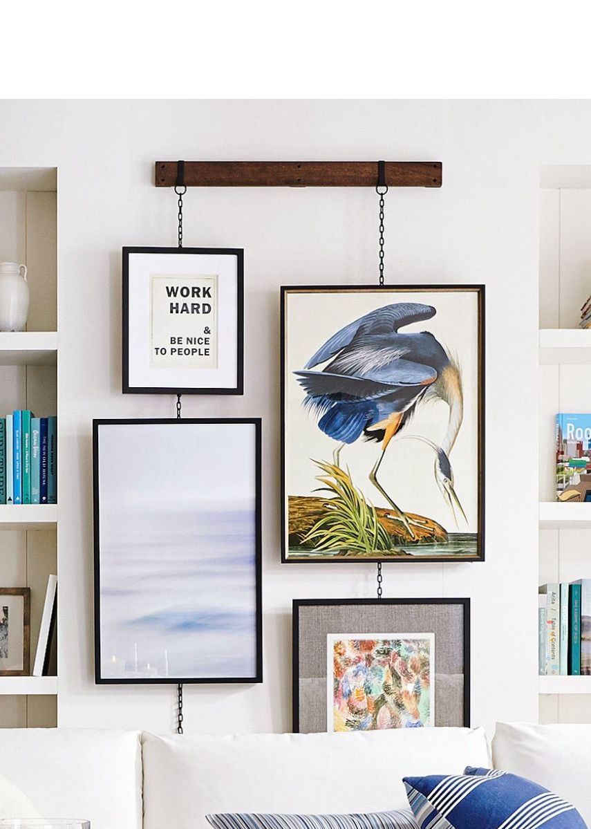 Pottery Barn Hanging picture Frame Rail