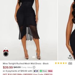 Fashion Nova Dress