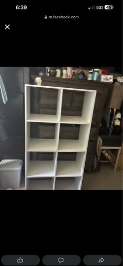 White shelf