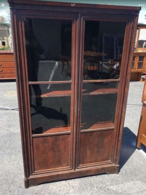 New And Used Antique Gl For In Harrisburg Pa Offerup Antique Wooden Gl Door Book Case Skeleton Key Lock No For In