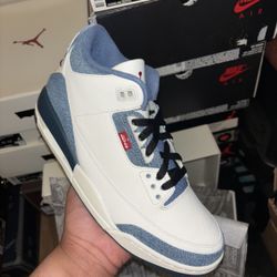 Jordan 3 Levi’s All Star Weekend Exclusive Sizes 8M 8.5M 11M 13M