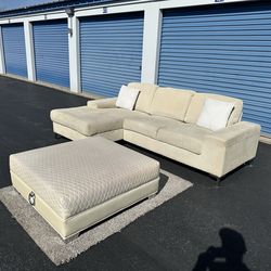 Sectional And Ottoman