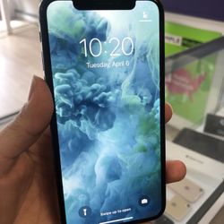 Factory unlocked iPhone x 64gb, excellent conditions store warranty 