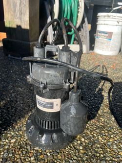 Everbilt Sump Pump 1/4HP. Works