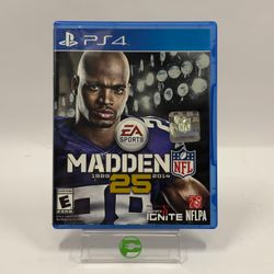 Madden NFL 25 (2013) (Sony PlayStation 4 PS4, 2013)