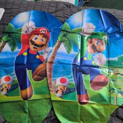 8 Super Mario Bros Foil Balloons