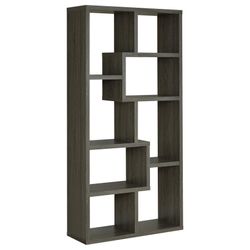 Bookcase Bookshelf in Weathered Grey Finish - Ready To Assemble