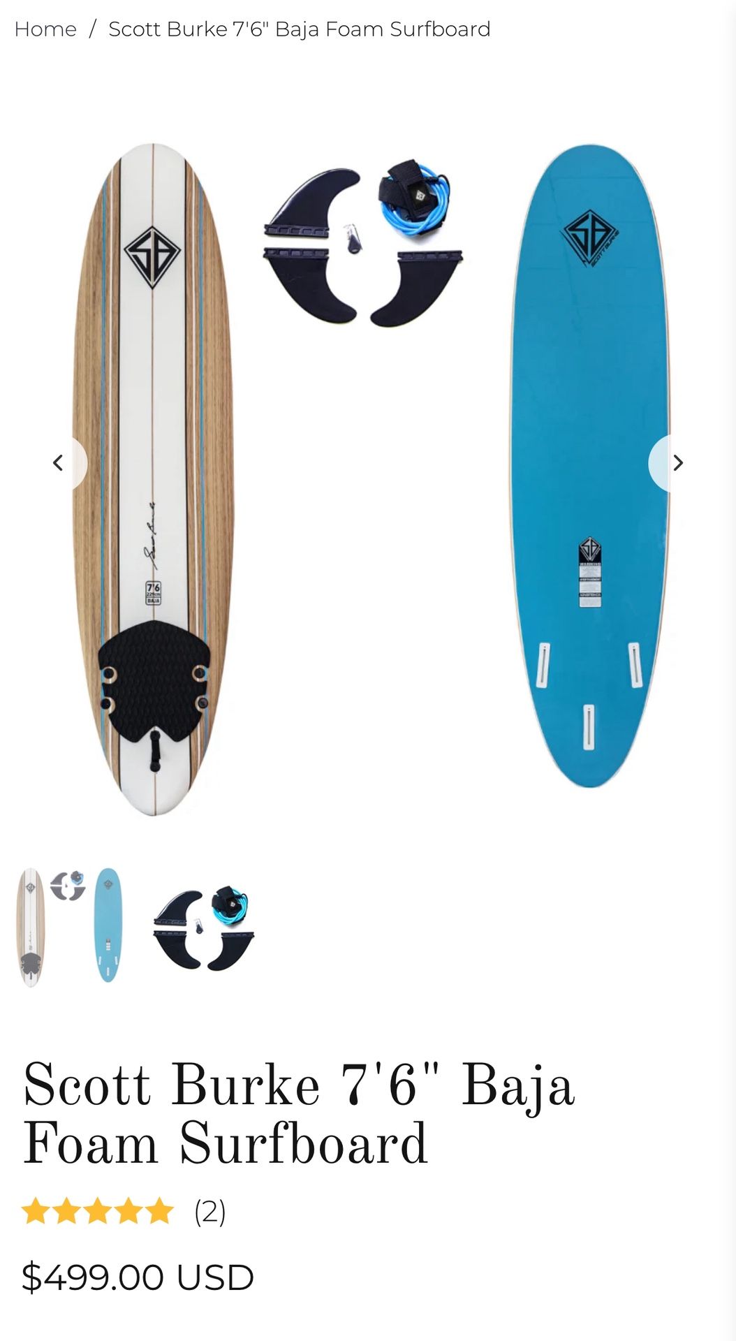 Scott Burke Surfboard !!