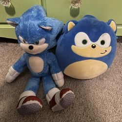 Sonic Squishmellow And Sonic Stuffy Puffy