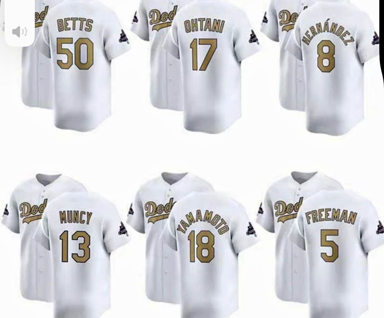 Dodger Jersey $50