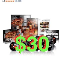 INSANITY Base Kit - DVD Workout, 60 Day Total Body Conditioning Program, Home Gym Bodyweight Exercise Program, No Workout Equipment Needed, Nutrition 