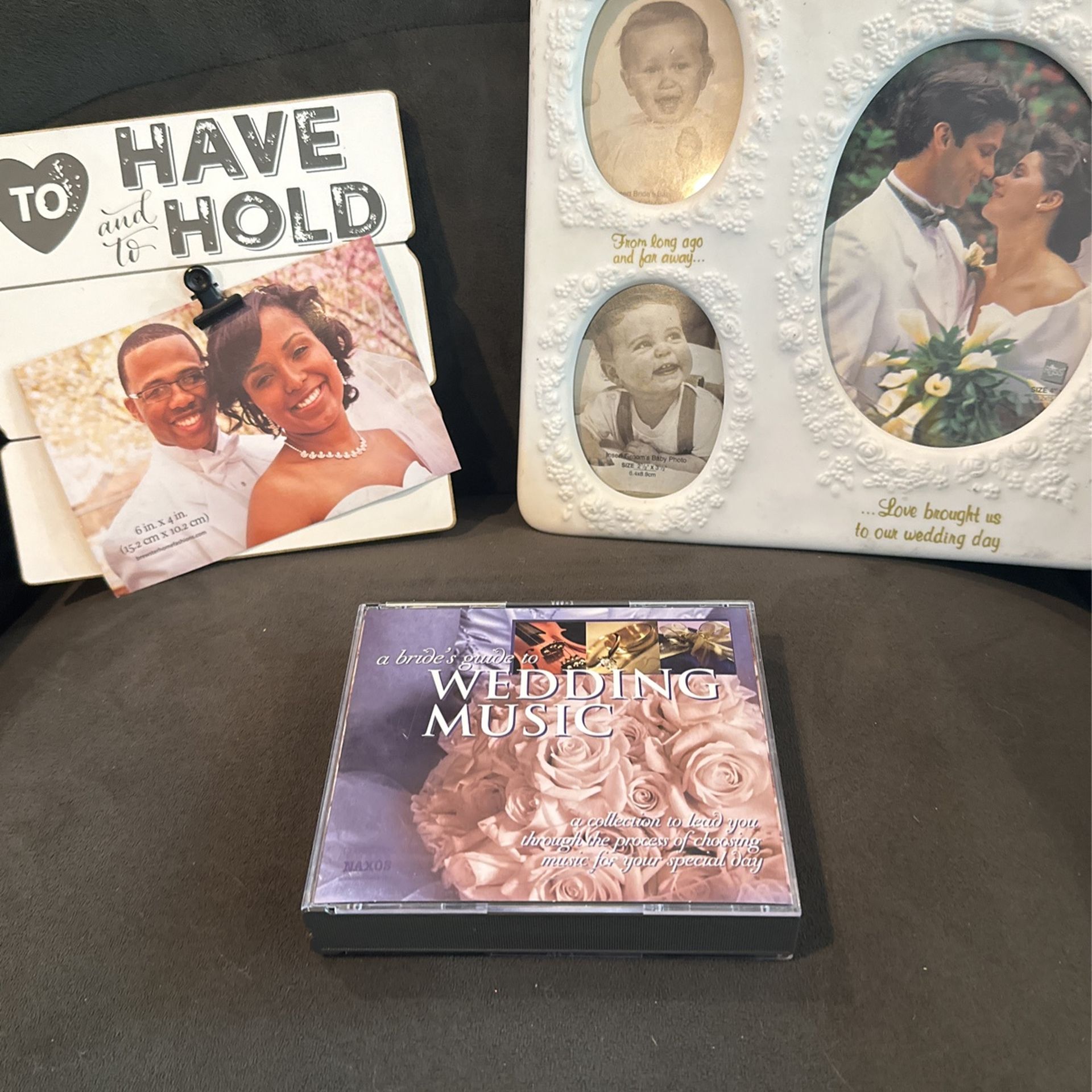 Wedding Photo Frames And 3 Disc Wedding Music Cd