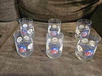 NFL Cocktail Glasses-Vintage