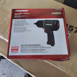 Husky 1/2" Impact Wrench, 650 Ft Lbs.