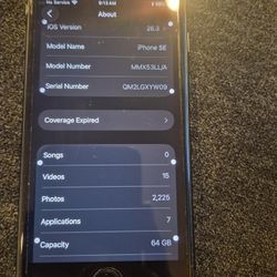 IPHONE SE 3rd gen 64 GB unlocked 